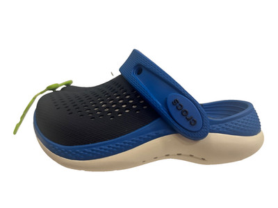 Crocs Literide 360 Clog Kinder Blau Slipper Sandale UK 8 EU 24/25