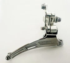 Vintage Maeda Ind. Suntour Cyclone Front Derailleur, Bottom Pull w/ 28.6mm Clamp