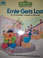 Vintage 1980-85  Sesame Street Golden Press Books Jim Henson Muppets Lot Of 5