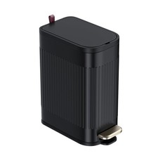 Trash Can with Lid,Soft Close,Step Pedal,4 Gallon/15 Liter Stainless Steel Ba...