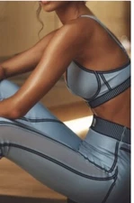 Alo Airlift Line Uo High-Waisted Leggings Celestial Blue XXS