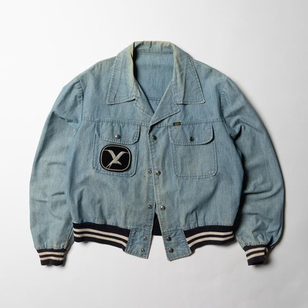 Men Lee Jacket Blue Denim M