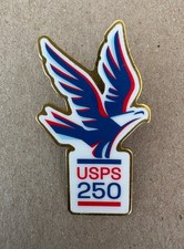 USPS United States Postal Service 250th Anniversary Lapel Pin Badge Made In USA
