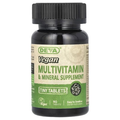 Deva Multivitamin & Mineral Supplement 90 Tiny Tabs Daily Wellness