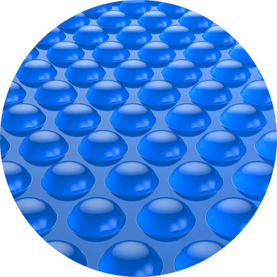 21Ft Heavy-Duty Solar Pool Cover, 16 Mil Blue Bubble - Heat Retention & Debris B