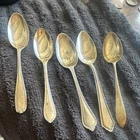 Lot of 5 Misc Spoons Antique Sterling Silver (.925) Spoon
