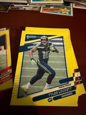 2021 Donruss Football Tyler Lockett Seattle Seahawks #31 Yellow Press Proof