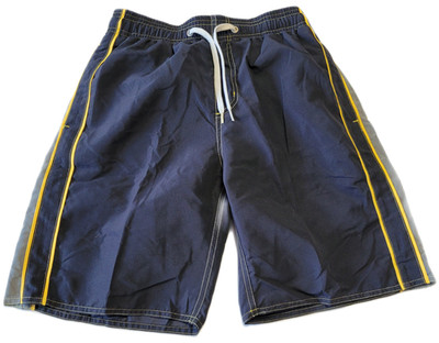 Naturana Badeshorts Freizeitshorts Shorts navy-grau-gelb Gr. 140