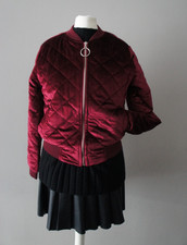 aryemoda ★ gesteppte Bomber Jacke ★ bordeaux ★ Gr. S ★