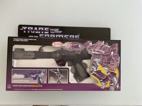 Vintage G1 Transformers Shockwave Decepticon Operations Figure 1984 Hasbro