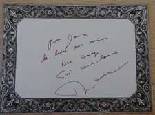 Autogramm franz&ouml;sischer Schriftsteller und Regisseur Philippe Claudel (123298)