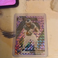Saquon Barkley 2025 Pink Camo Mosaic Brazil Games 263- Eagles