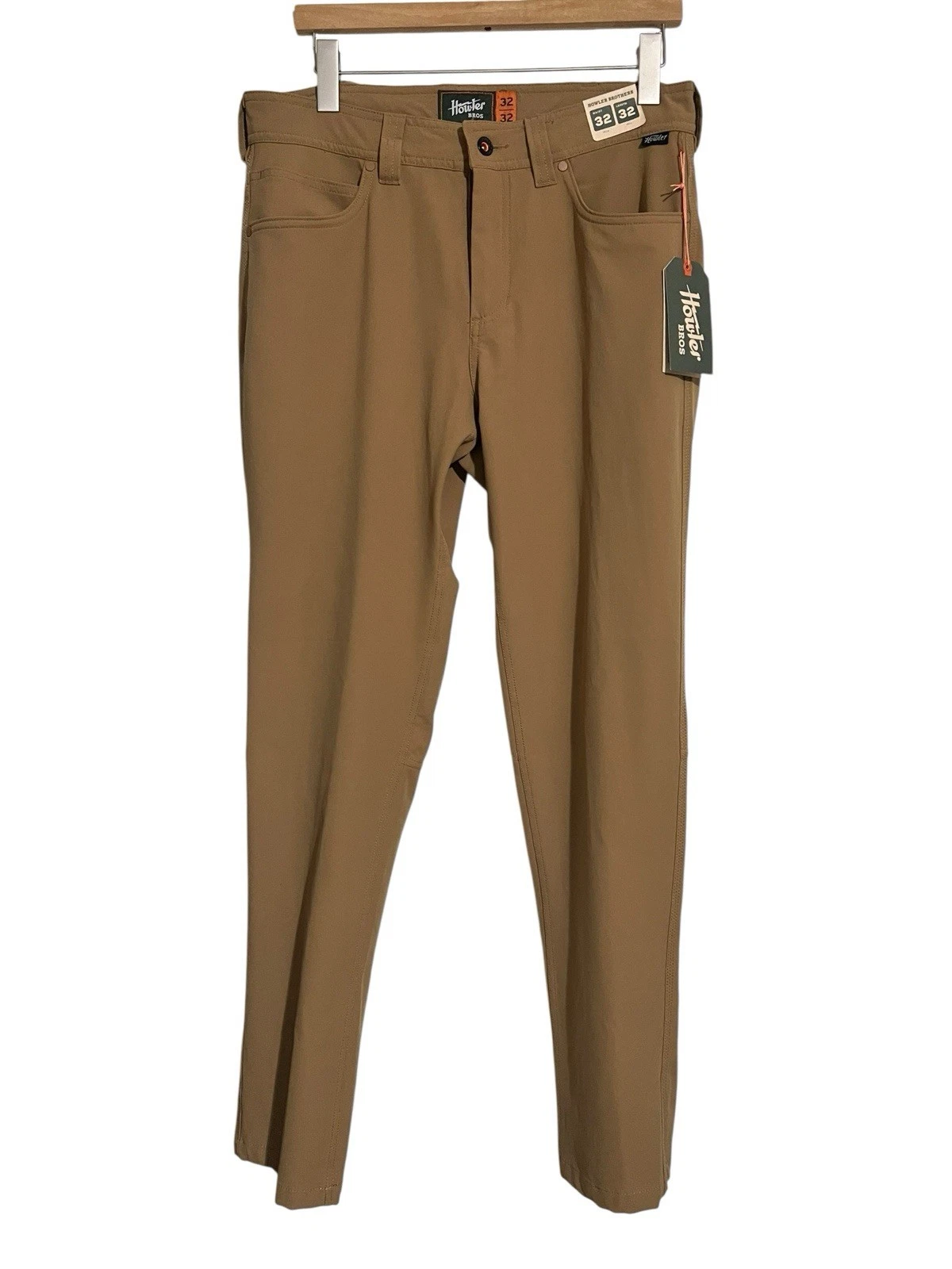 Howler Bros Pants Mens 32x32 Russet Tech Tan Stretch NEW $119