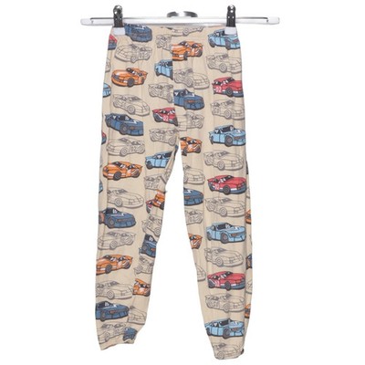 Pyjamahose, Größe: 122, Beige/Mehrfarbig, Baumwolle, Print, Jungen #pYy