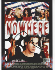 DIRECTOR GREGG ARAKI SIGNED 'NOWHERE' 8x10 MOVIE PHOTO BAS BECKETT COA