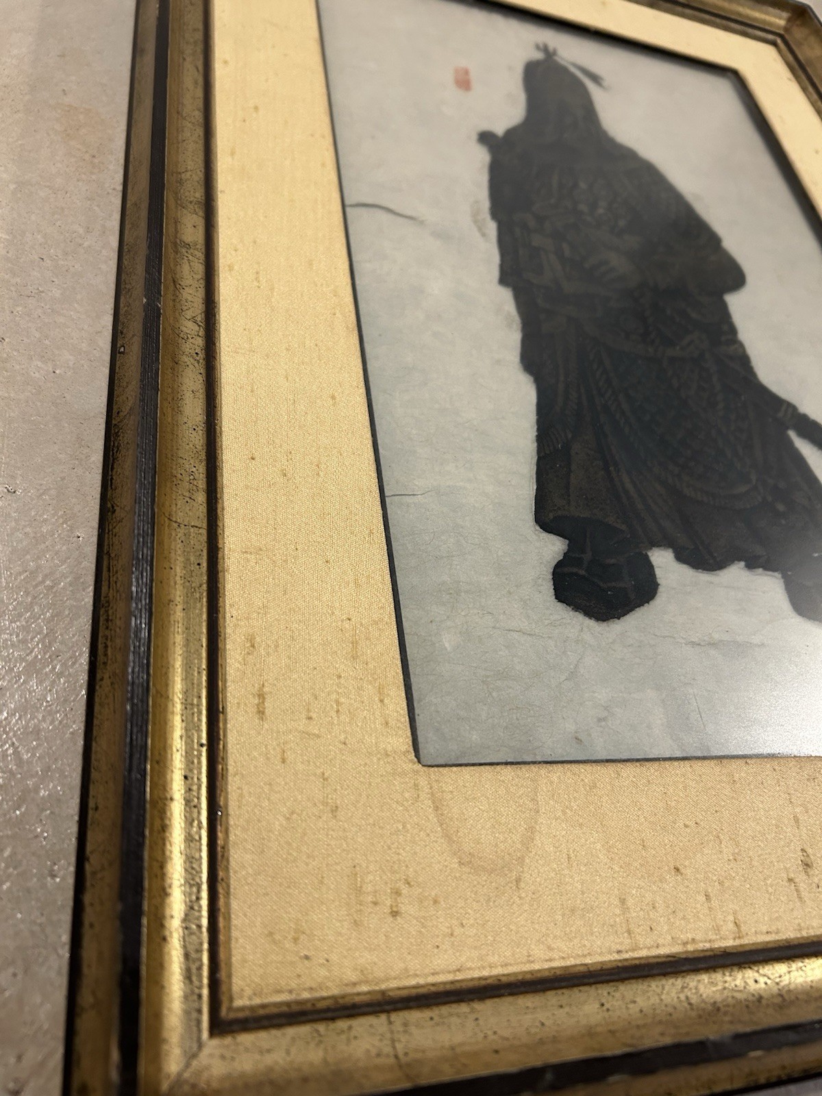 Vintage etching SIGNED, DATED & NUMBERED On Rice Paper 1976 by Oh-Sun Kwon