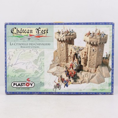 Plastoy Chateau Fort Knights' Citadel Medieval Castle Playset No Figures 21'' Box