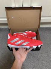 Adidas Kakari SG Rugby Boots Red Silver BNIB Size 9.5uk Men&rsquo;s IH2758