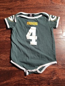 New Baby Green Bay Packers One Piece 0 Thru 12m Yellow Nfl Football Game Unisex