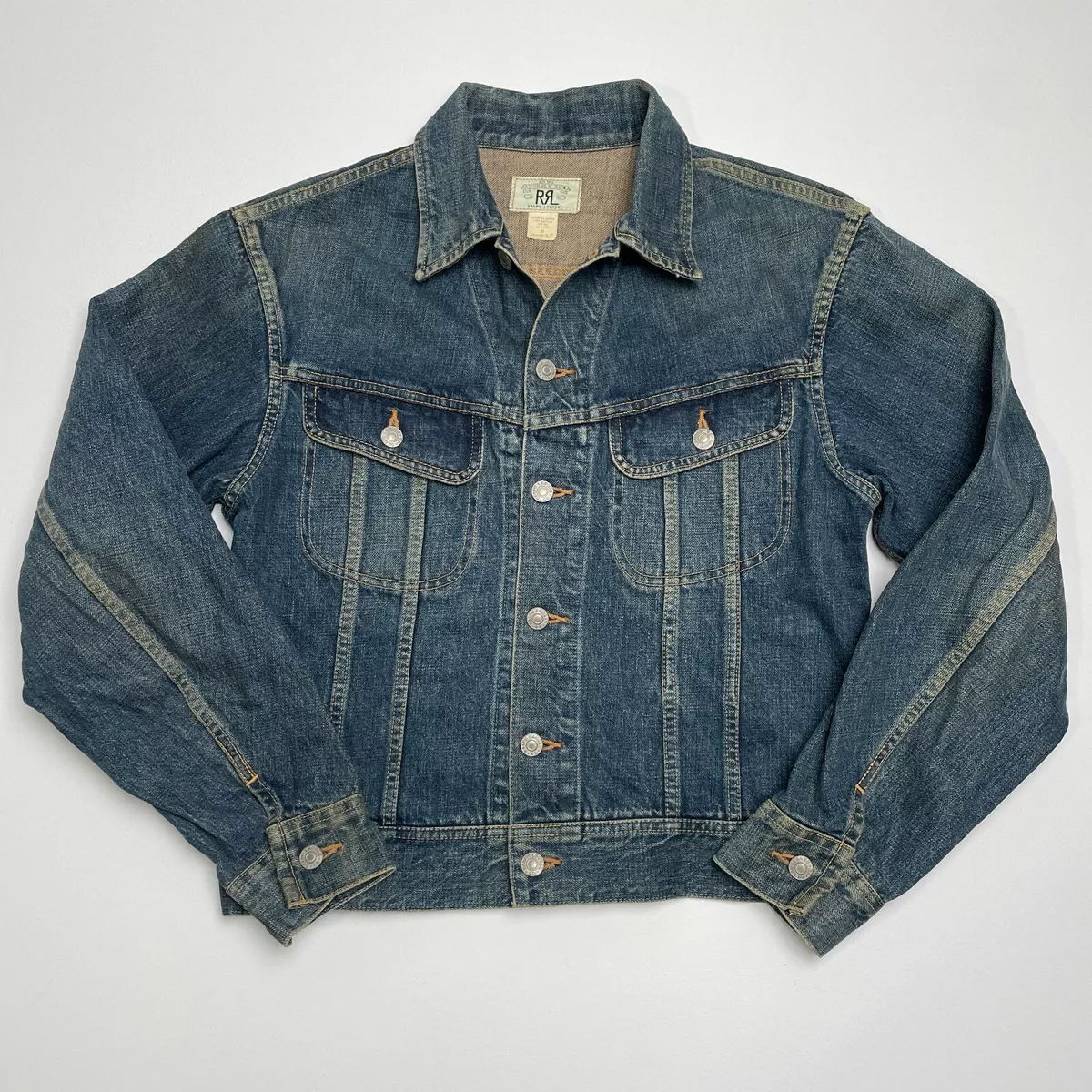 VNTG RRL Ralph Lauren (M) Type 3 Made In Japan Lot 001 Denim