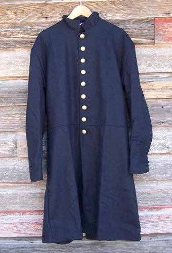 Civil war union federal single breasted frock coat pleated   52