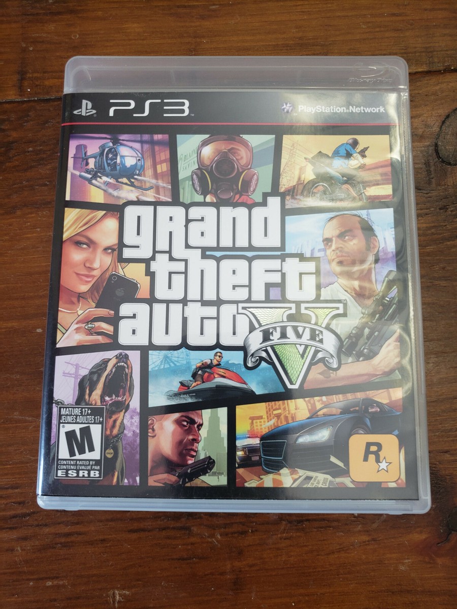 Grand Theft Auto V PS3 CIB w/Los Santos Blaine County Map | eBay