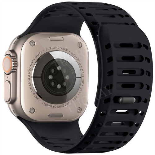 Für Apple Watch Series Ultra 10 9 8 7 SE 6 iWatch 49mm Silikon Sport Armband Band - Bild 119 von 204