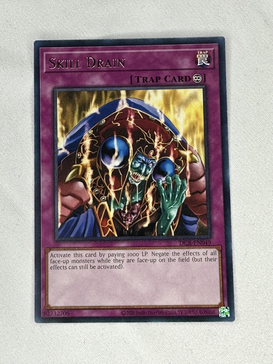 yugioh cards like skill drain Yu-Gi-Oh! Skill Drain Dark Crisis DCR-EN049 Rare Unlimited NM