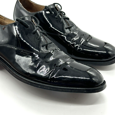 Florsheim black glossy patent Oxford shoes s-l400.jpg main image 2