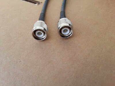 US MADE   RG-58 TNC Male to TNC Male Coaxial Cable 50 Ohms lot