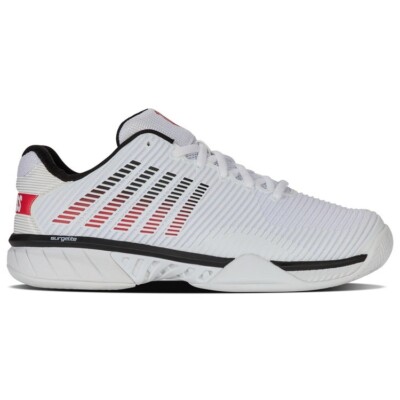 K-Swiss Hypercourt Express 2 Wide Men's tennis shoes - White/Black/Red  6806-140 | eBay