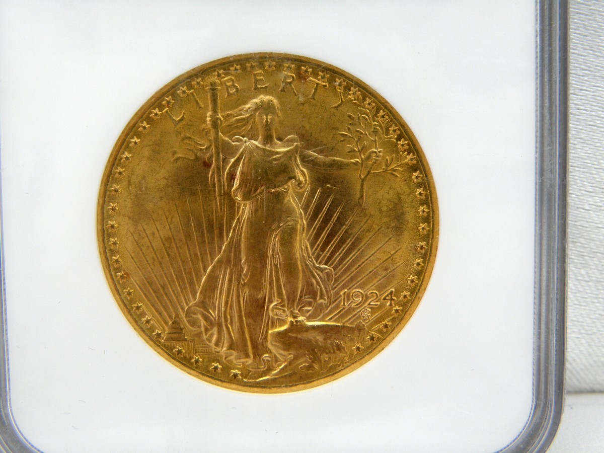 1924 $20 Saint-Gaudens Gold Double Eagle Coin MS-64 by NGC | eBay