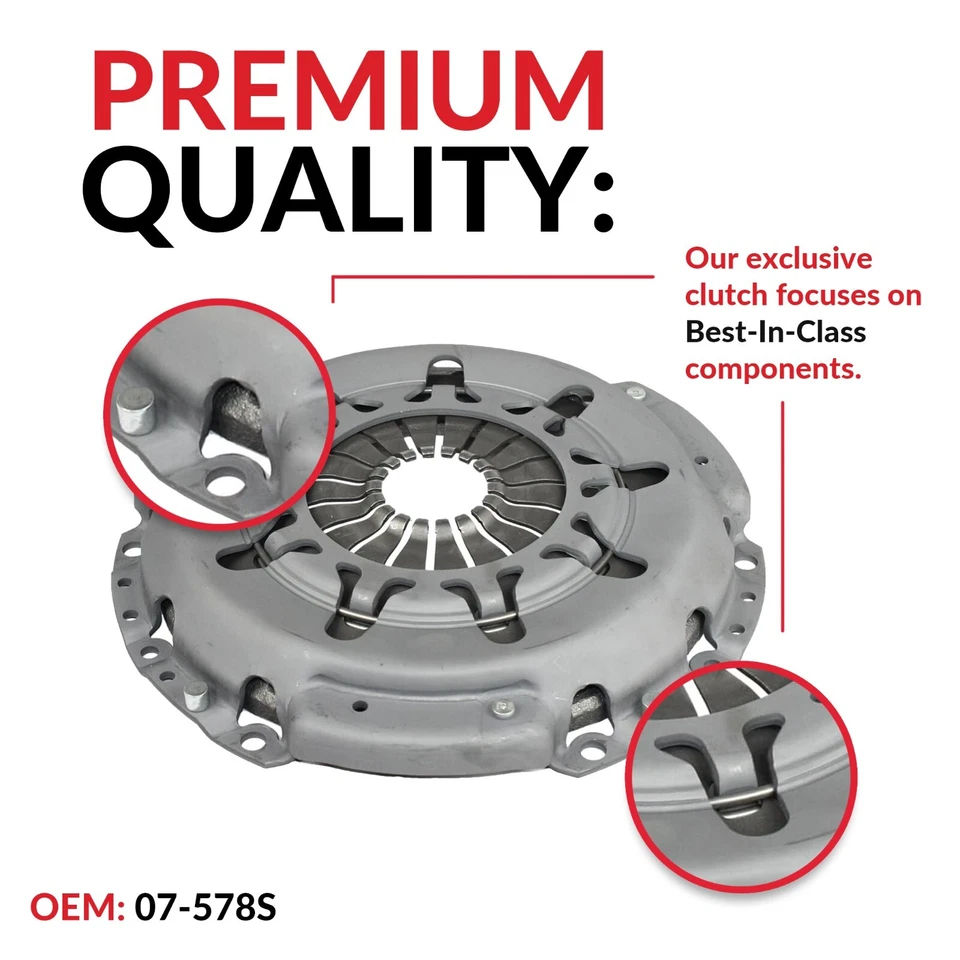 Kit de embrague y esclavo para Ford Fiesta S 2011-2016 Se Sel Ses Base 1,6 L L4 5 velocidades Foto 2 de 4