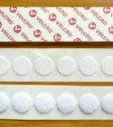 VELCRO® Brand 100 Hook & 100 Loop Sticky Stick On Dots White 13mm Self Adhesive 