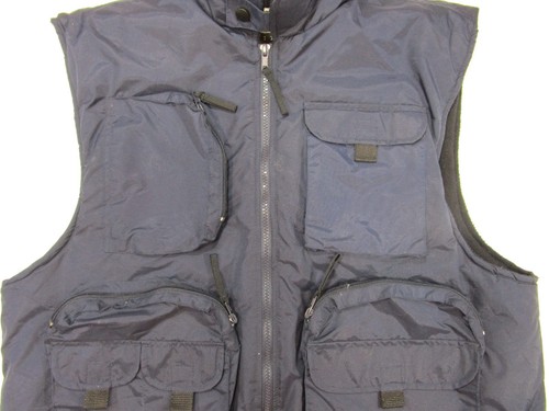Große blaue Herren Alaska Bay Outdoor Weste Angeln Wandern - Bild 3 von 10