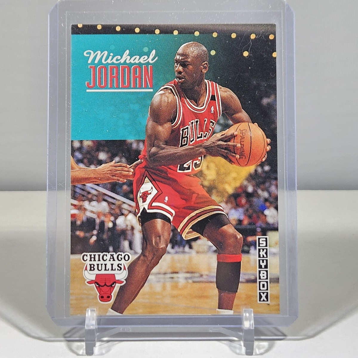 Chicago Bulls Jordan Wearing Air Max 180 1992-93 Skybox Michael