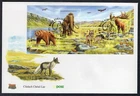 FAUNA PREHISTORIC ANIMALS S/S 1999 IRELAND FDC