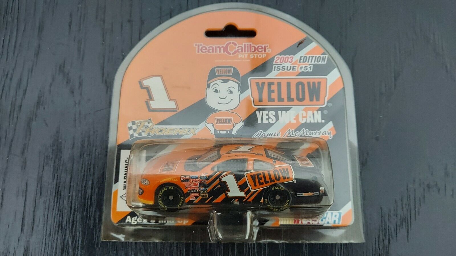 Jamie McMurray 1/64 Team Caliber Pit Stop Yellow Dodge 2003 Issue #51 diecast