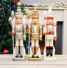 40cm Traditional Christmas Nutcracker Wooden Soldier Decoration Festive Xmas