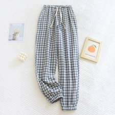 Dama Cuadros Pijama Pantalones Ropa de Dormir Suave Ropa de Dormir Ropa de Salón Cónica Pantalones