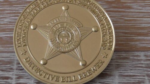 Clermont County Sheriff Loveland - Symmes Fire Ohio Detective Chie Herausforderung Münze - Bild 6 von 8