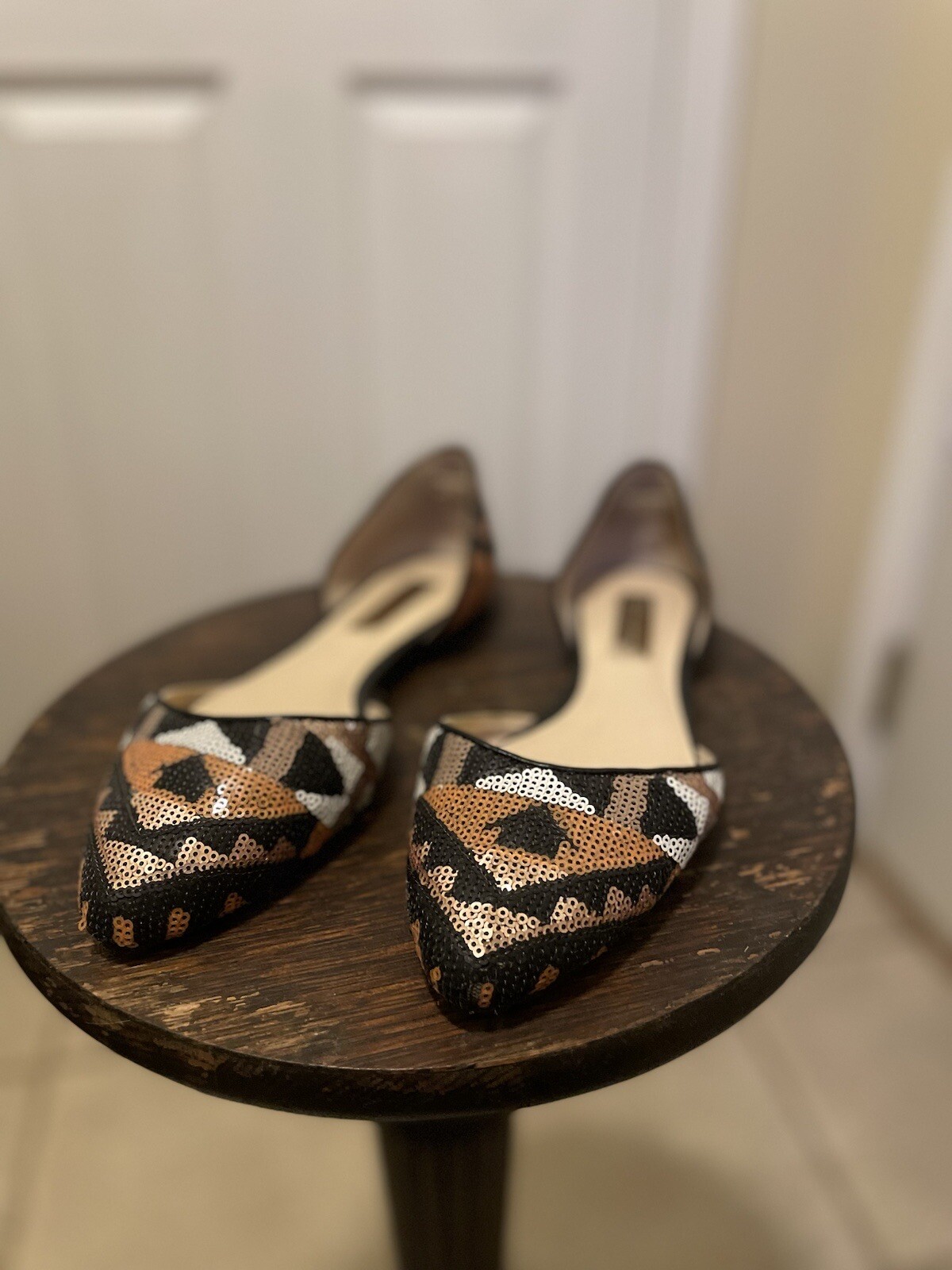 INC Internatinal Concept Flats Sequin Southwester… - image 4