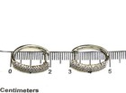New 10k white gold .50ct I1 H round diamond hoop huggie earrings 2.4g natural — photo 4
