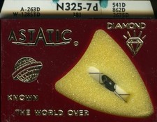 Unused ASTATIC N325-7d Diamond Tip Stereo LP Stylus NOS New Old Stock