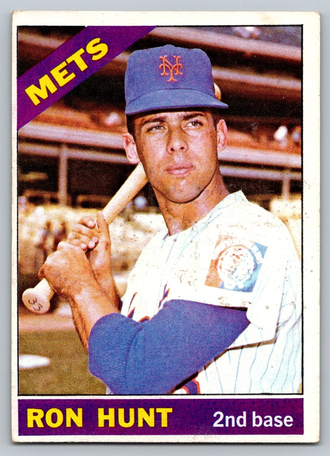 1966 Topps #360 Ron Hunt New York Mets