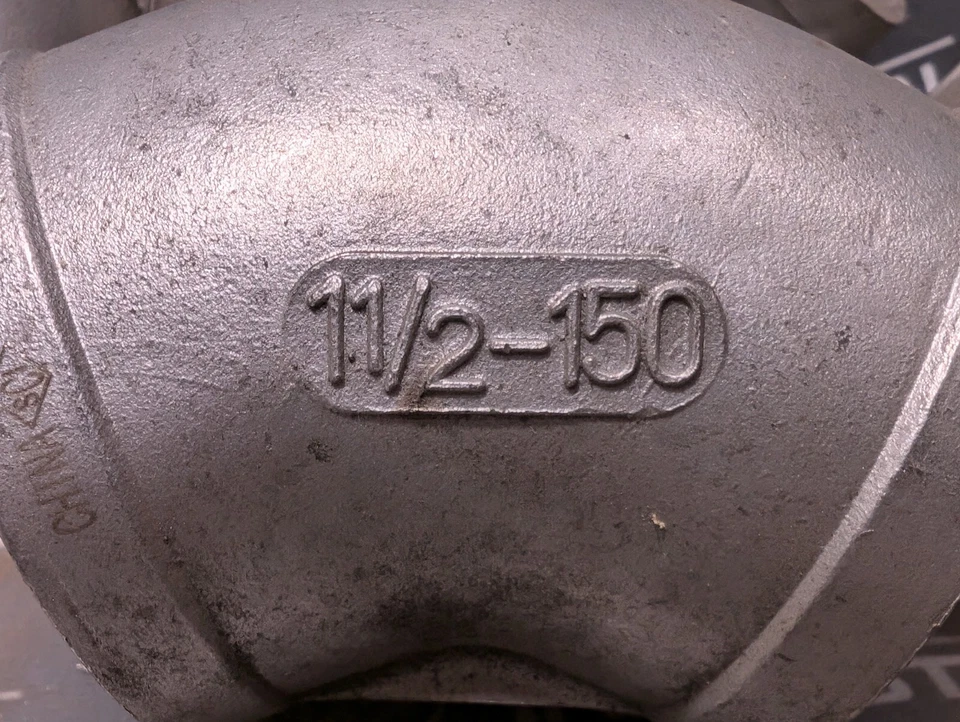 NUEVO Lote de 10 accesorios SCI 45° ángulo codo 304 acero inoxidable sin rosca 1-1/2" Foto 3 de 4