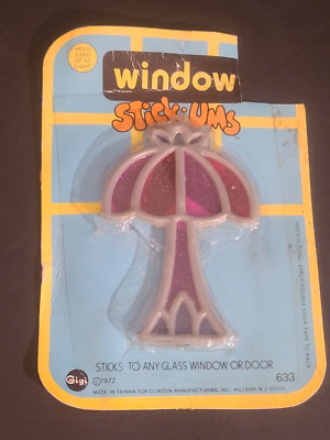 Window Stick Ums 1972 Sun Catcher Tree Light Gigi Vintage 633