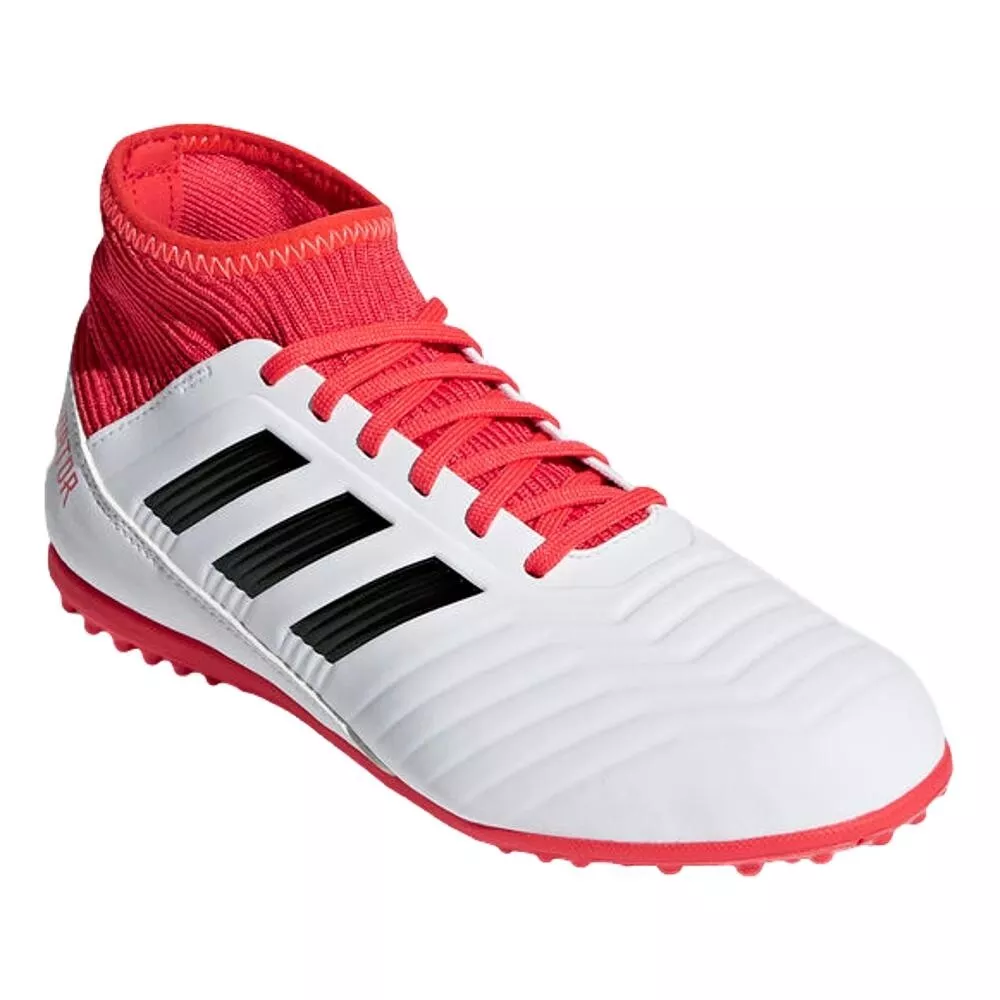 zona Venta ambulante clon Adidas Predator 18.3 TF- White/ Black/ Red Turf Soccer Shoes Size 1.5 | eBay