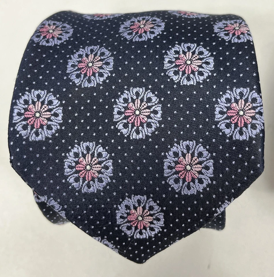 Lot Of 3 Ike Behar New York Mens Multicolor Ties 100% Silk Lot Of 3 3.25”X 60” - Image 2 of 4