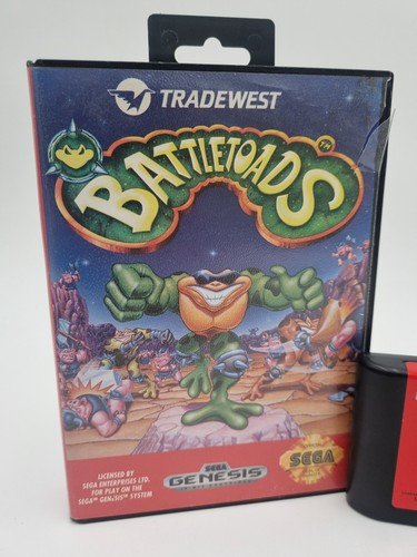 Battletoads for Sega Genesis, Case and Cartridge Tradewest - Picture 2 of 7
